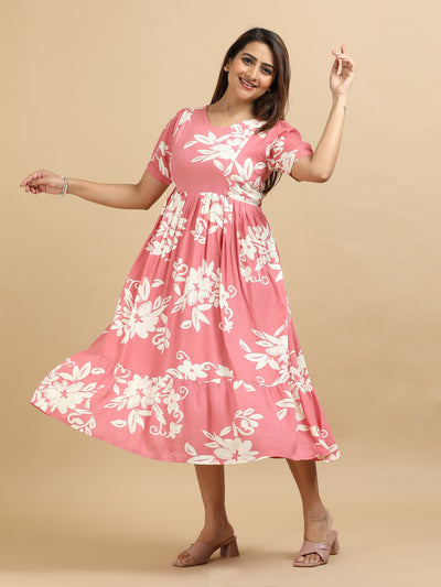 Dual Side Invisible Zip Maternity & Nursing Kurti (ix)