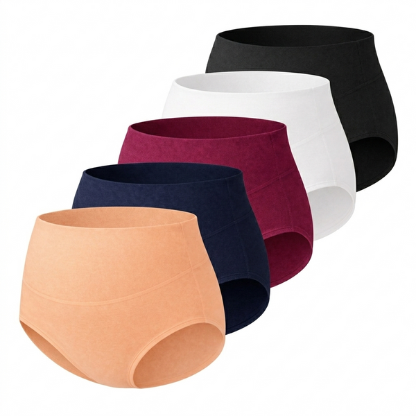 High-Waist Maternity Panty (5-Pack) – Over-Bump Support & Postpartum Comfort (iv)