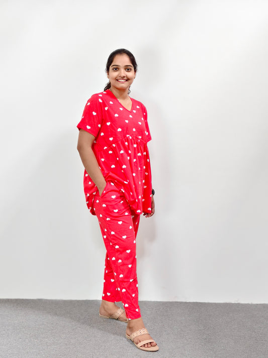 Peplum Co Ords Set For Women (v)