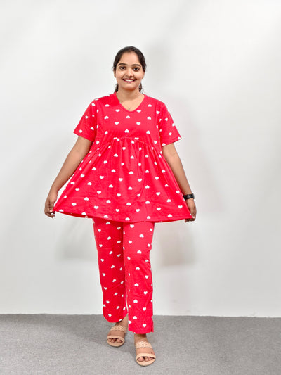 Peplum Co Ords Set For Women (v)