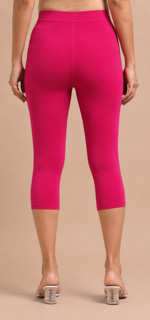 3/4 Capri Leggings – pink