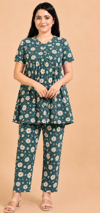 Peplum Co Ords Set For Women C17