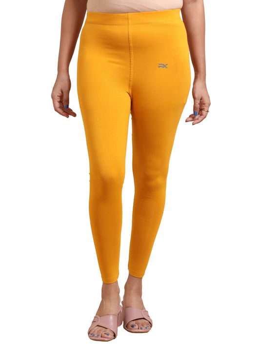 Ankle Length Leggings - Yellow