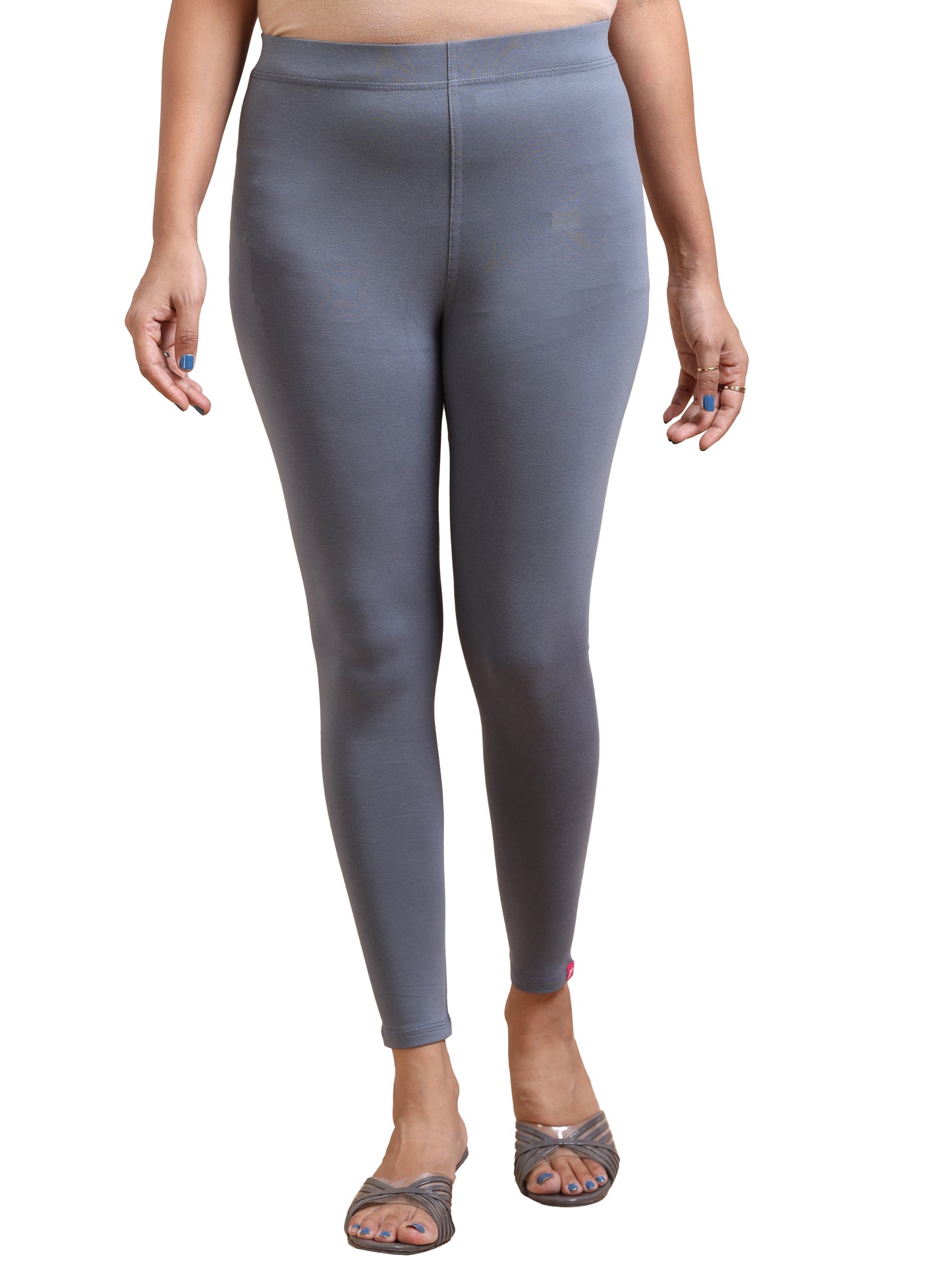 Ankle Length Leggings - Gray