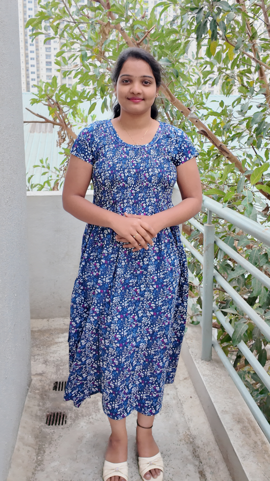 Smoky Printed Women’s Nighty - v3