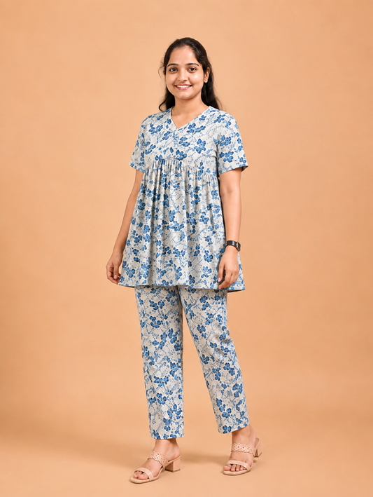 Peplum Co Ords Set For Women C16