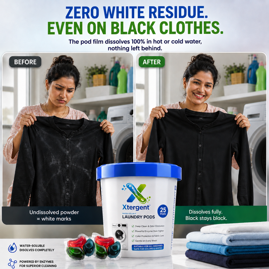 6 in 1 detergent laundry pods (25 Pods)