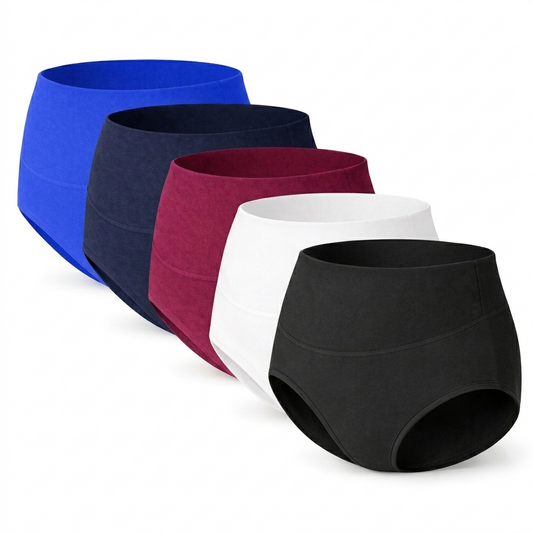 High-Waist Maternity Panty (5-Pack) – Over-Bump Support & Postpartum Comfort (xii)