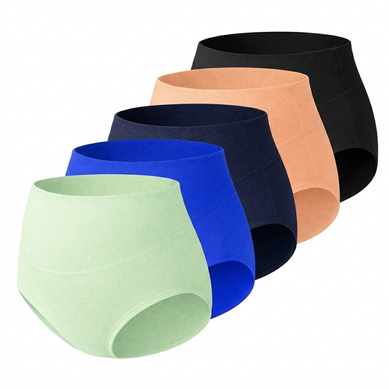 High-Waist Maternity Panty (5-Pack) – Over-Bump Support & Postpartum Comfort (vii)