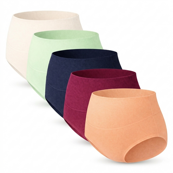 High-Waist Maternity Panty (5-Pack) – Over-Bump Support & Postpartum Comfort (ix)