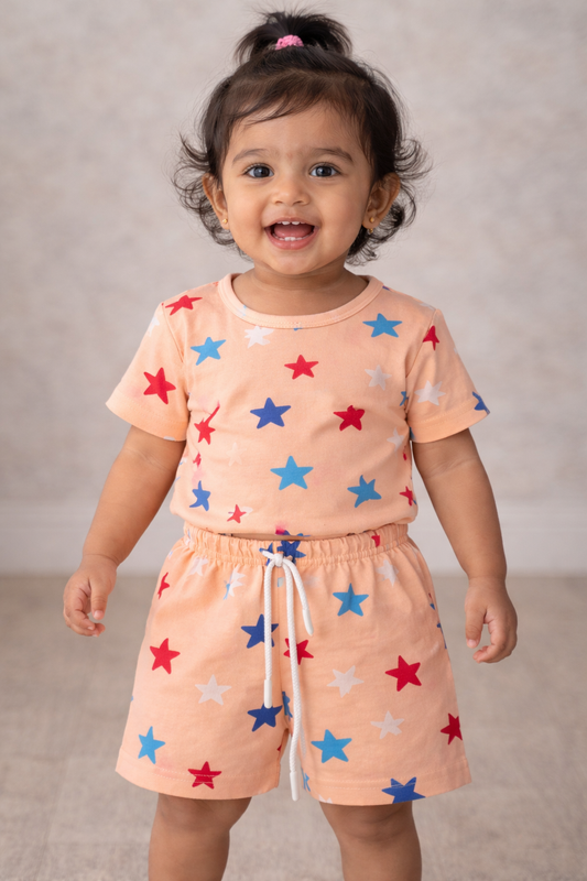 Kids Co - Ords Set - Peach