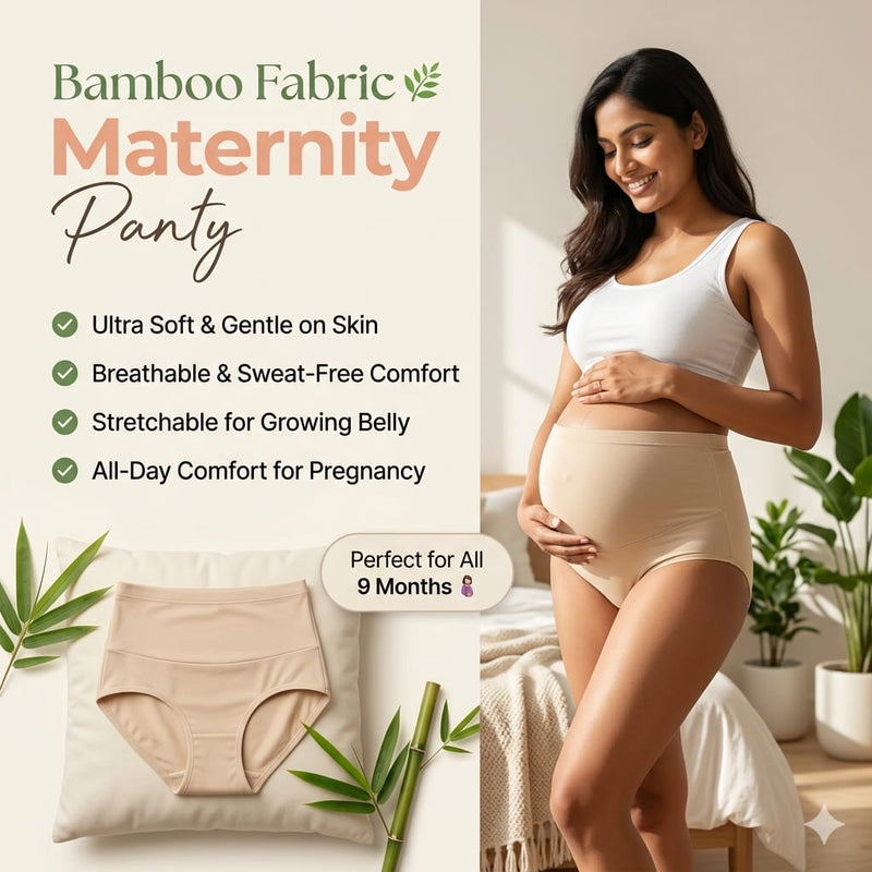 High-Waist Maternity Panty (5-Pack) – Over-Bump Support & Postpartum Comfort (viii)