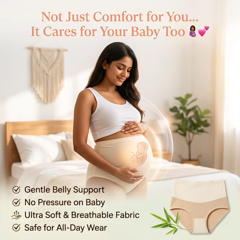 High-Waist Maternity Panty (5-Pack) – Over-Bump Support & Postpartum Comfort (viii)